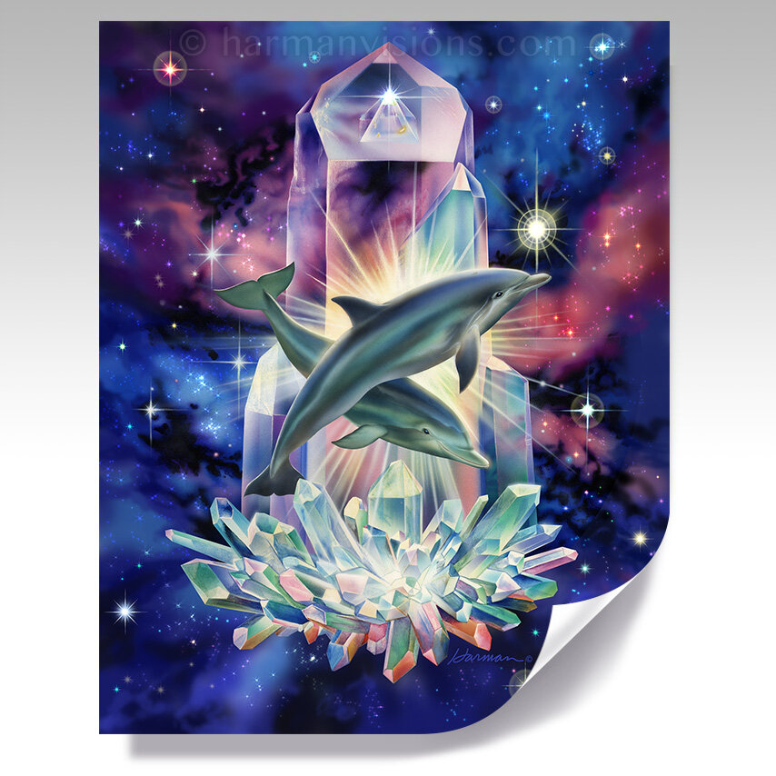 CRYSTAL DOLPHINS poster