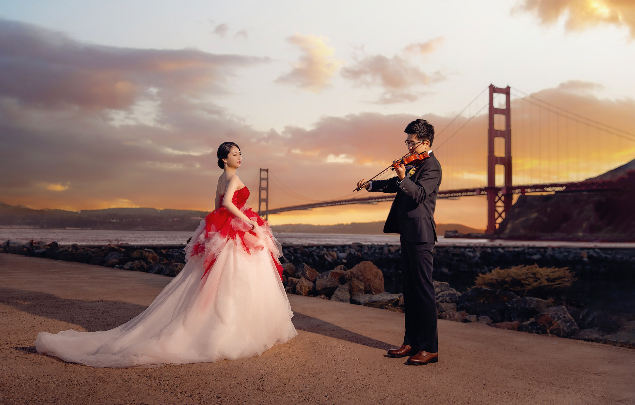 San Francisco Pre-Wedding  ( Golden Gate Bridge )