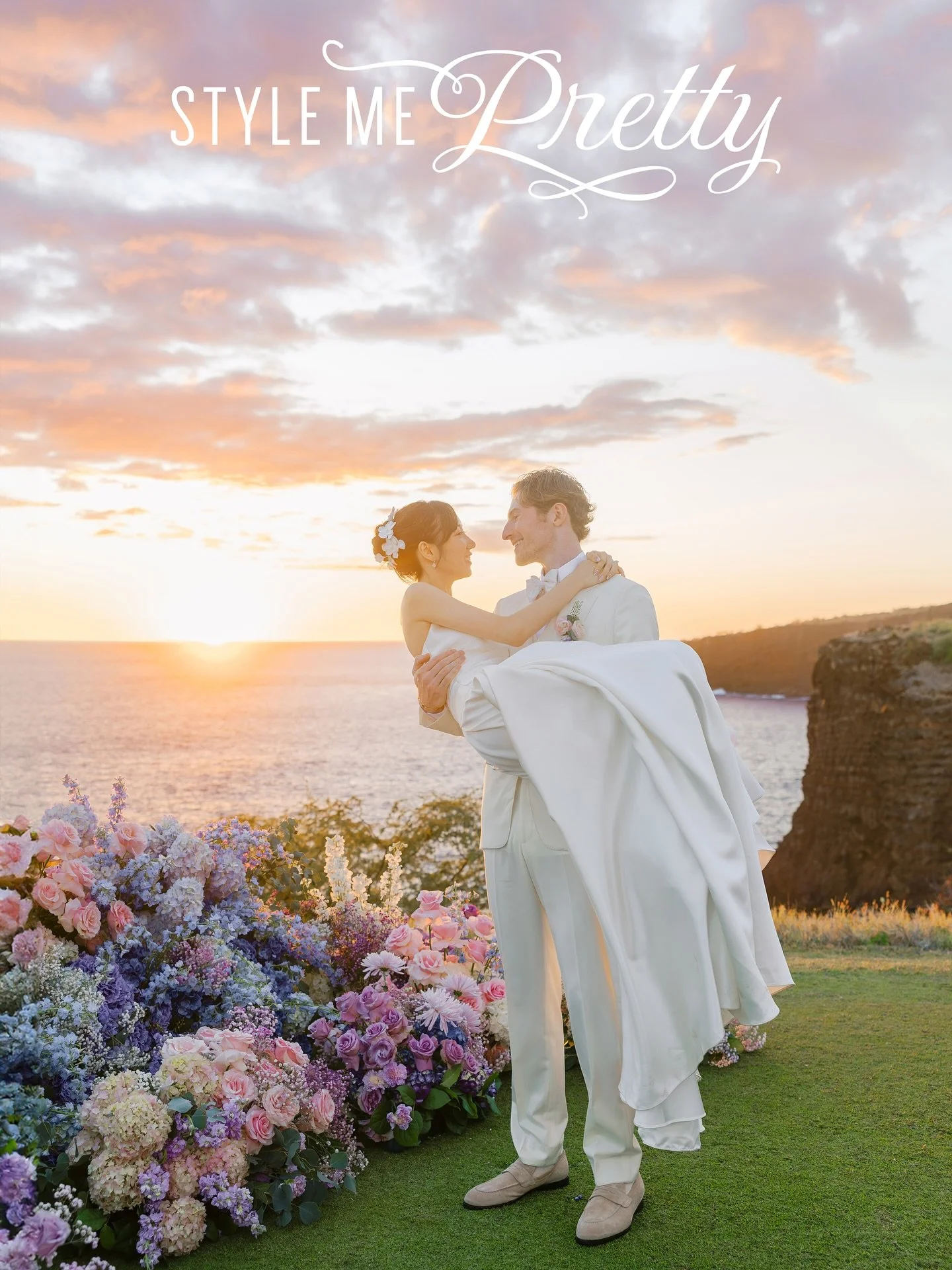 Feeling so grateful to be featured on @stylemepretty for this dreamy wedding we captured on Lanai 🥹✨

This wedding truly felt like a dream and remains one of my all-time favorites.

Can&rsquo;t wait to return to this beautiful island next summer wit