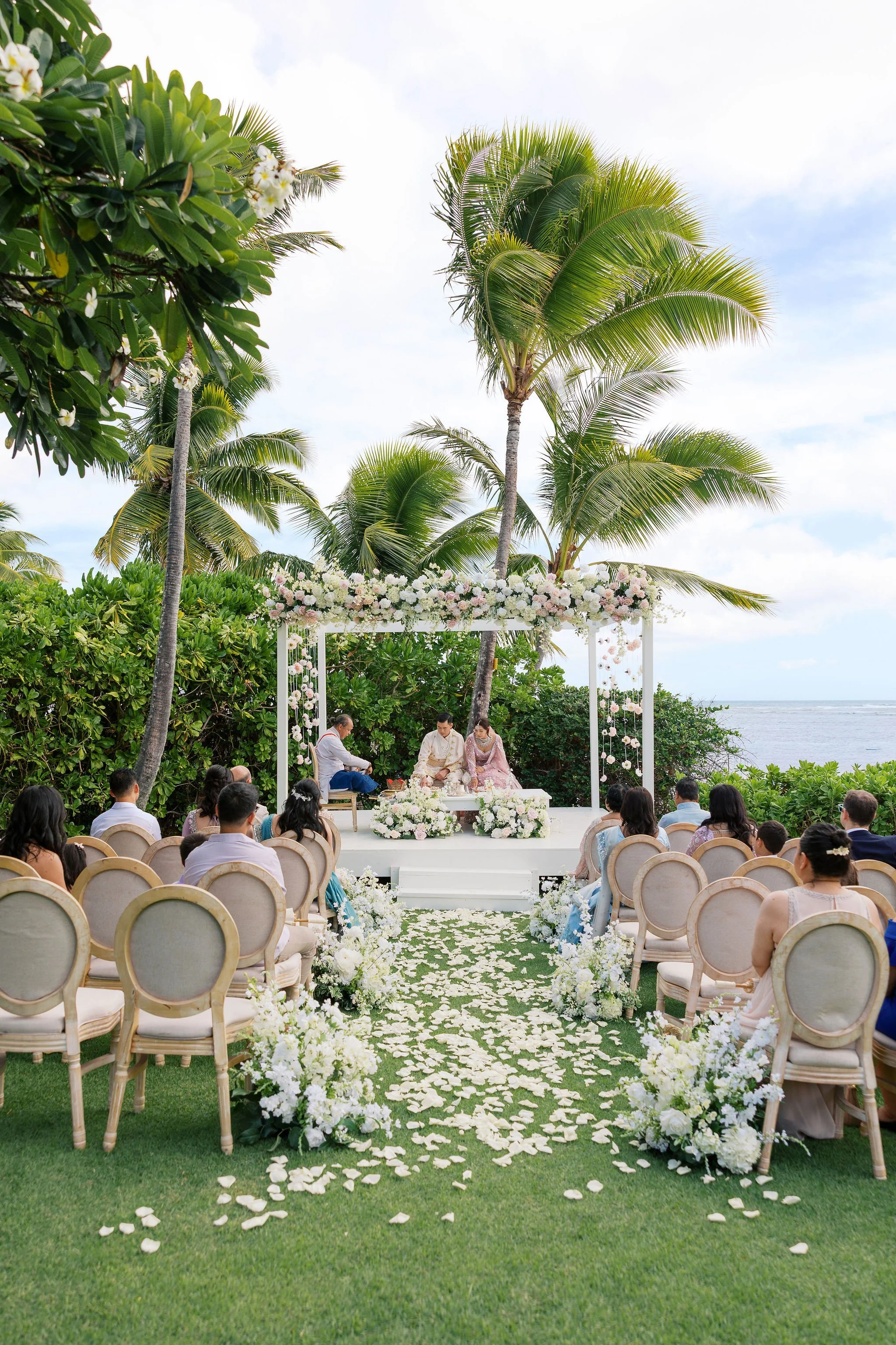 Nepalese Wedding at Kaimea Estate in Oahu, Hawaii