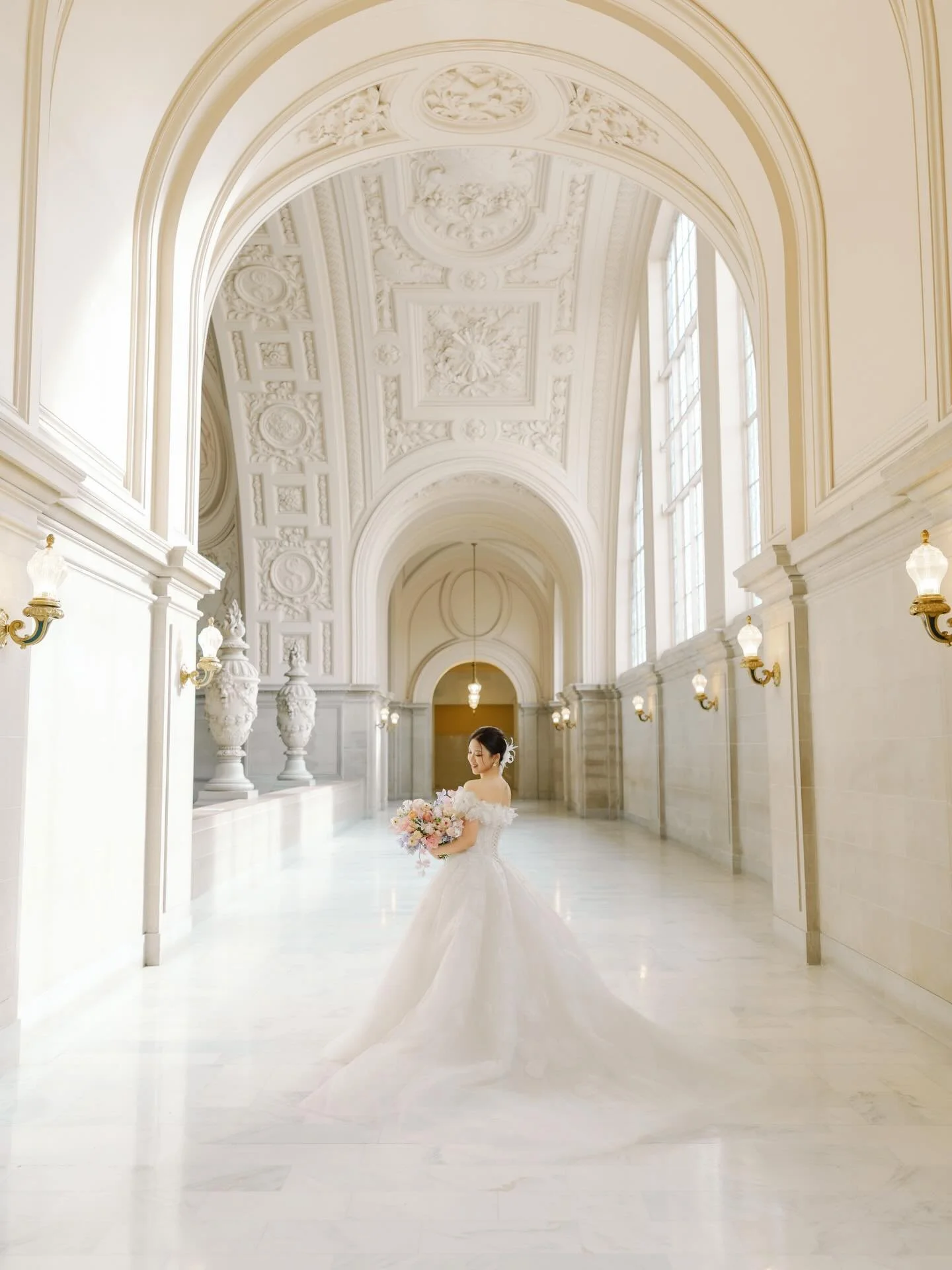 San Francisco City Hall will never stop taking my breath away.
The light, the architecture, and the quiet elegance of an intimate City Hall wedding.

Z &amp; D chose this iconic space for their San Francisco City Hall ceremony, surrounded by timeless