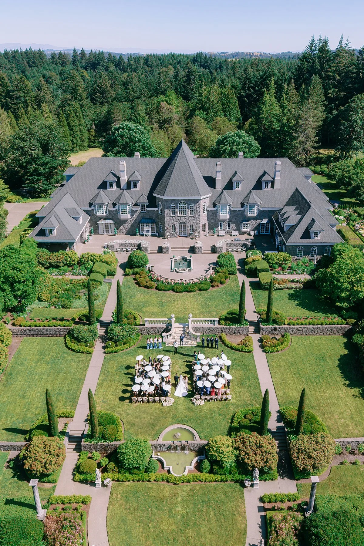 C H Â T E A U de M I C H E L L I A, Oregon Wedding 