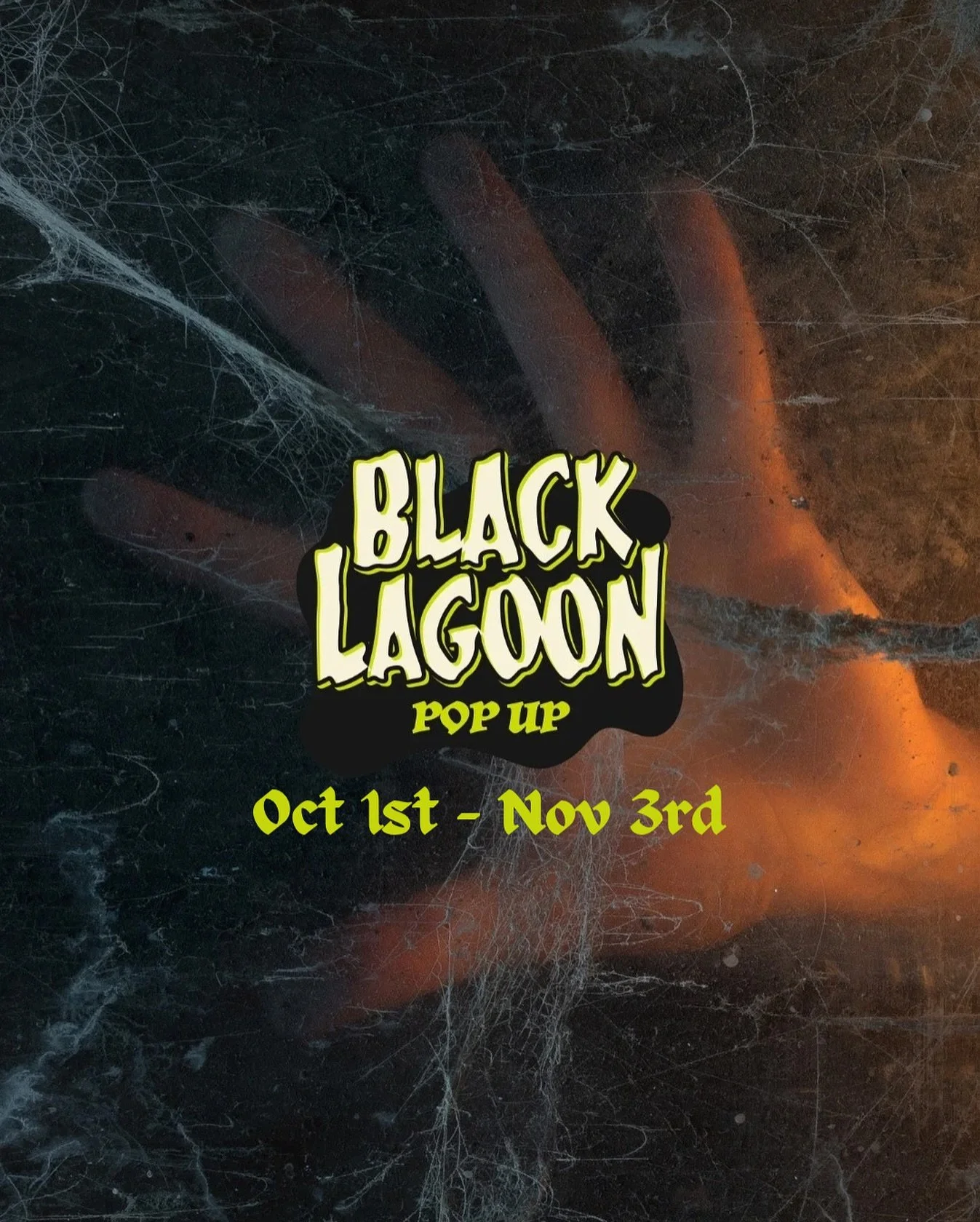 Creepin&rsquo; it real for a second year in a row. 
@blacklagoonpopup haunts The Snug again, starting October 1st.
Save the dead&hellip;ahem, date. 💀

#blacklagoonpopup