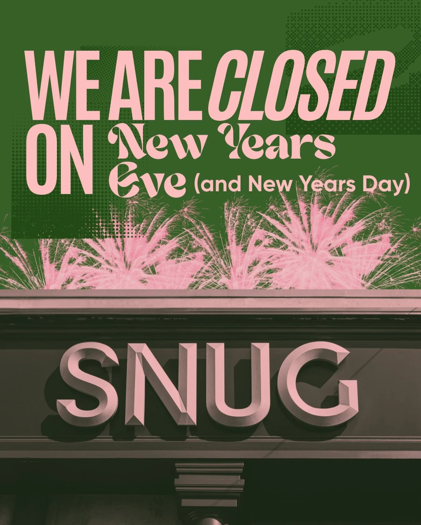 We know&hellip; it&rsquo;s crazy but we&rsquo;ve decided to close for NYE as well as NYD. 
Miracle on R street has been an absolute blast but dang is the team tired 😴 
We hope you have an amazing time turning over 2025 and welcoming 2026. We will re