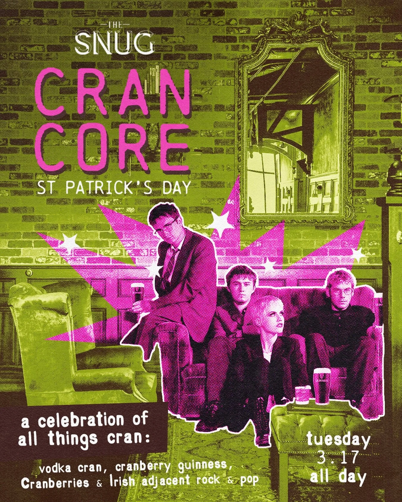 Nobody asked for it but we&rsquo;re doing it anyway. 
CRANCORE
St. Patrick&rsquo;s Day. 
All day. 

#stpatricks #cocktailbar #sacramento