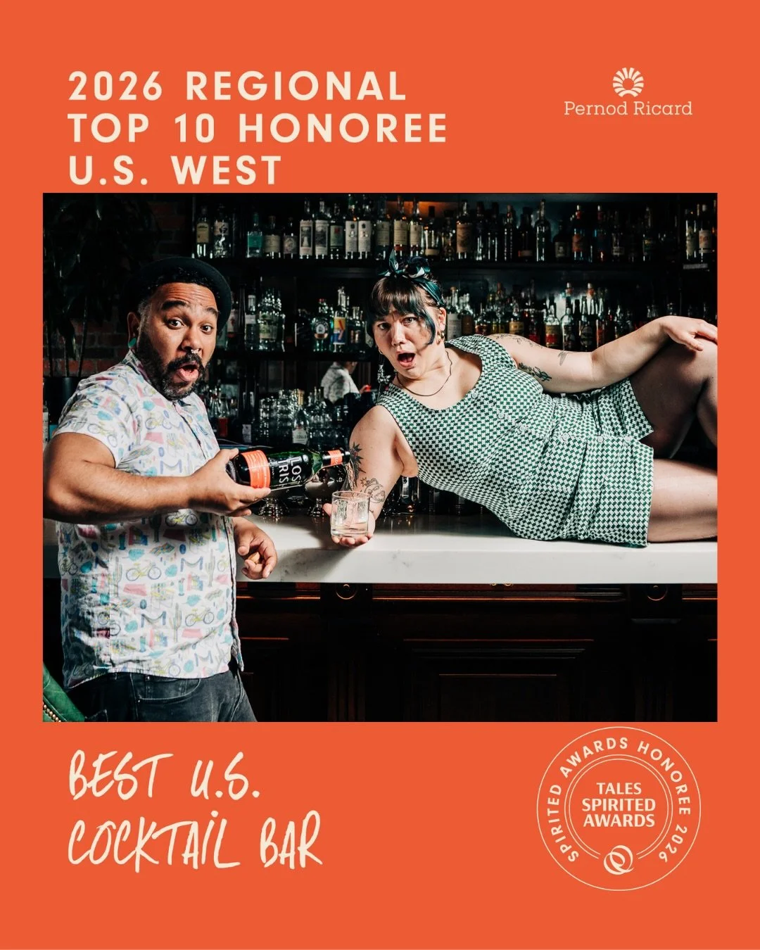 What an honor to be recognized next to such incredible bars. Thank you @tales_of_the_cocktail 🥰

#spiritedawards