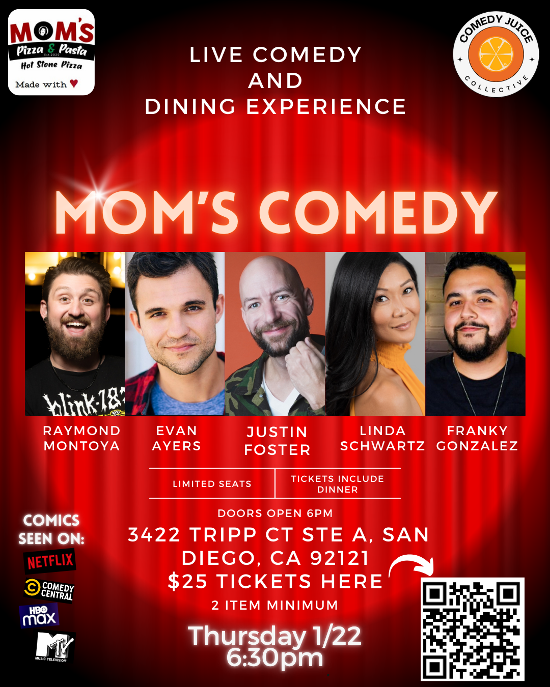 Comedy Juice Prsents - Mom’s Comedy