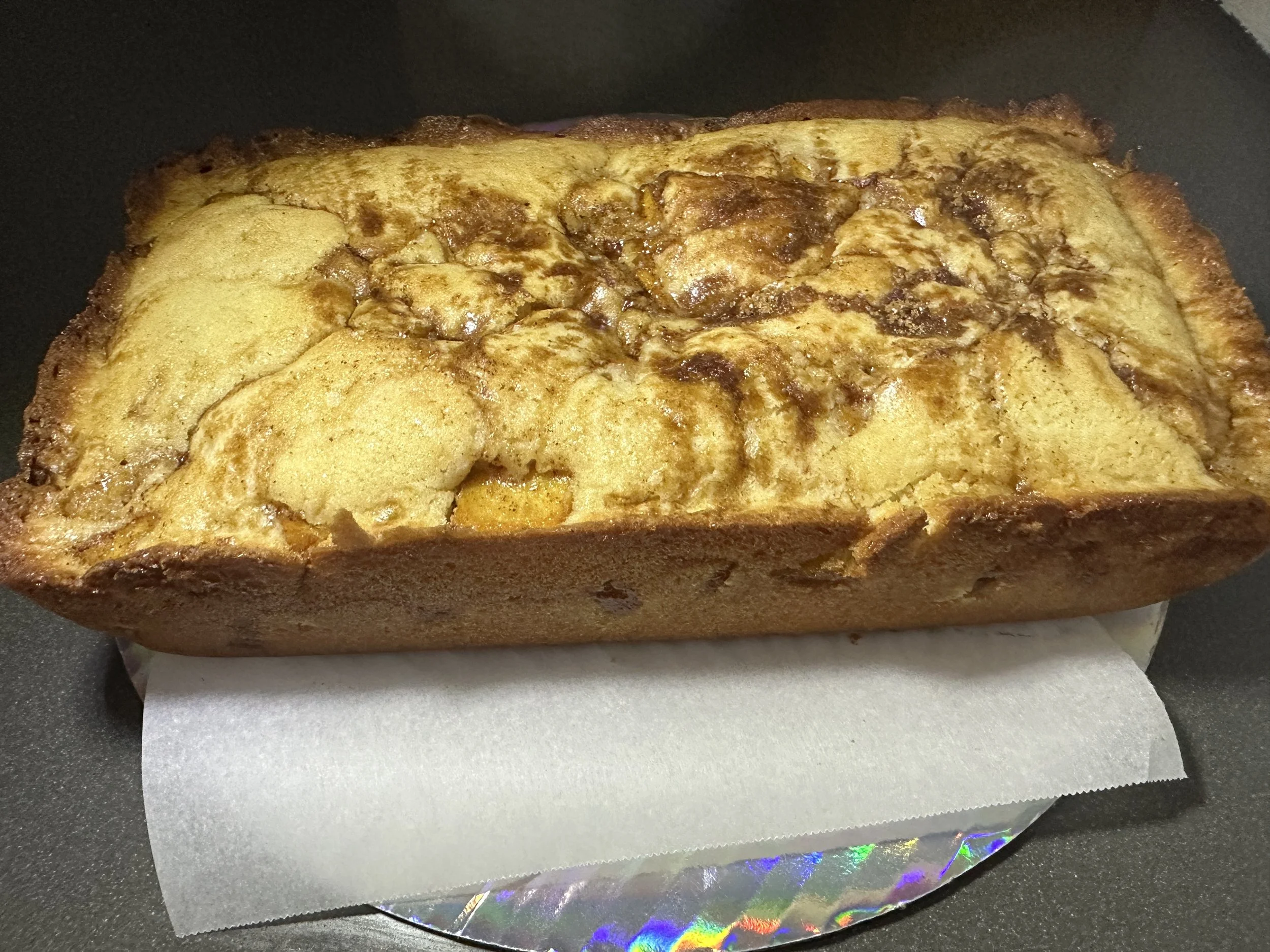 Peach Crumble Cake 