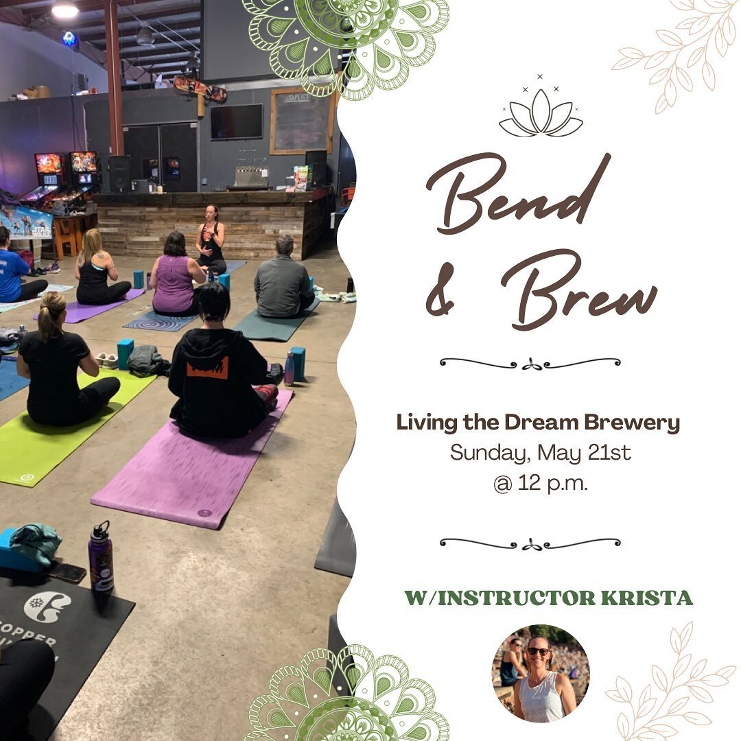Join us tomorrow @livingdreambrew! Class is almost full so claim your spot fast!