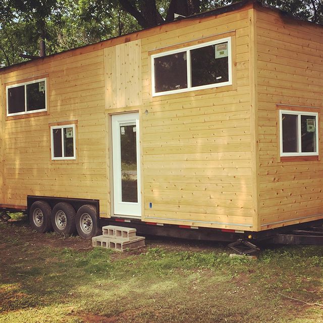 This tiny home is ready for individual expression. Rough electrical and plumbing already in place in this beautiful shell of a home. The trailer is top notch, and it is RV certified as well as approved for insurance.