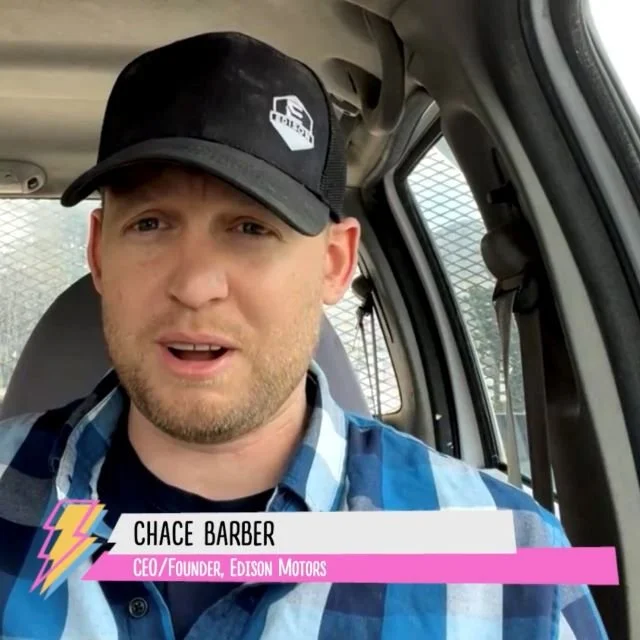B.C. startup Edison Motors' Chace Barber is being courted by American governors!
