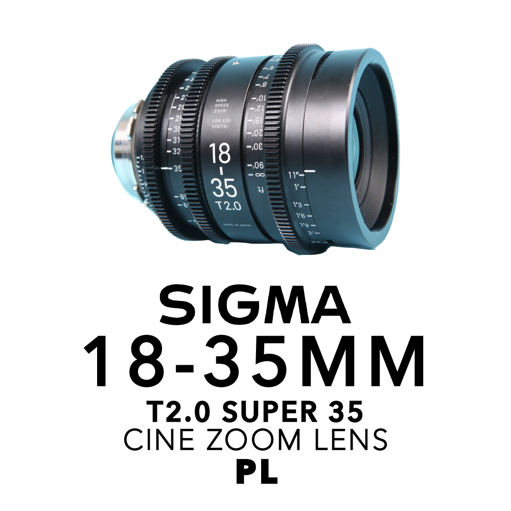 Sigma 18-35mm T2.0 S35 PL Mount Zoom Lens