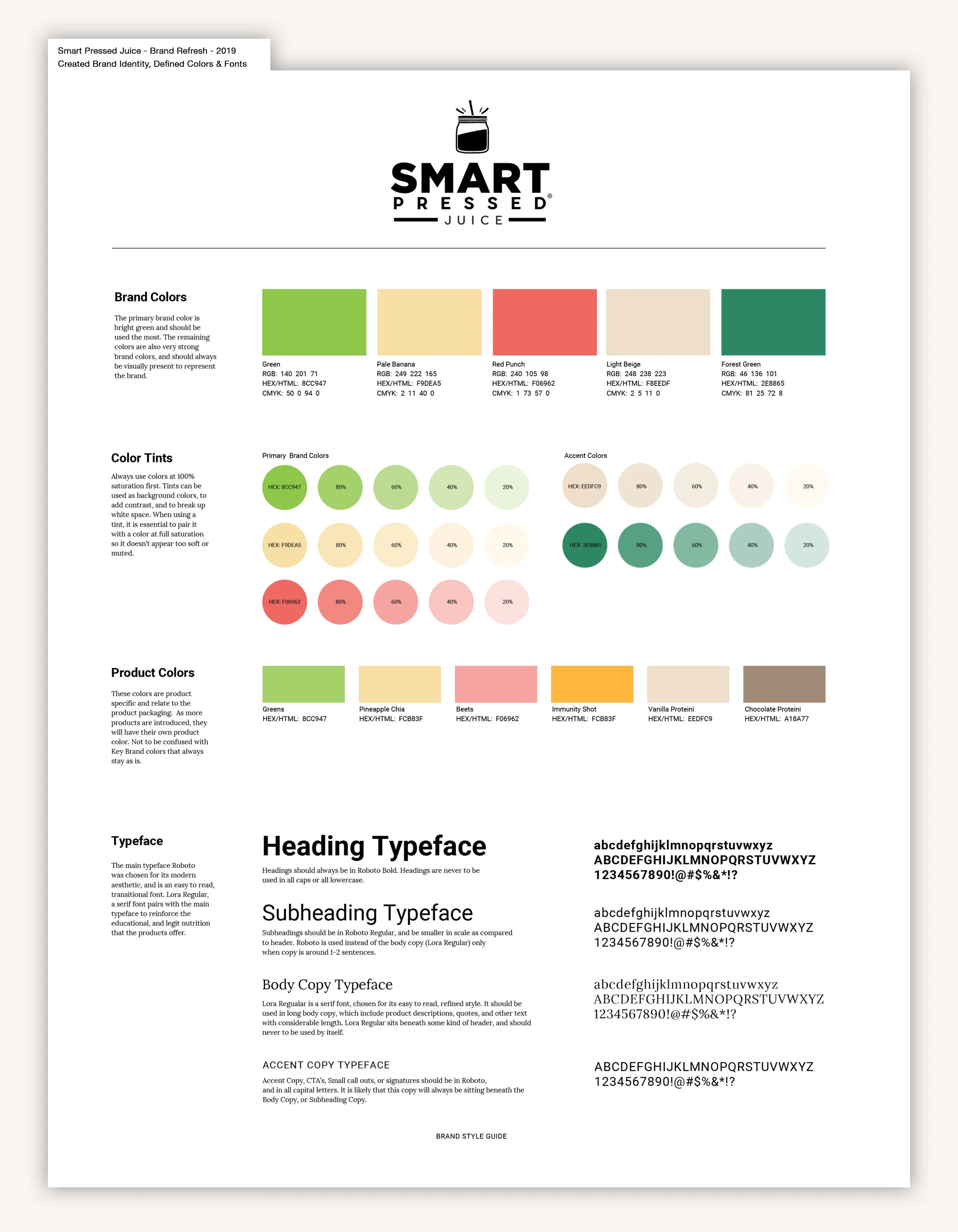 Smart Pressed Juice | Brand Identity