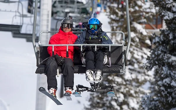 Lift ride is safe and secure.