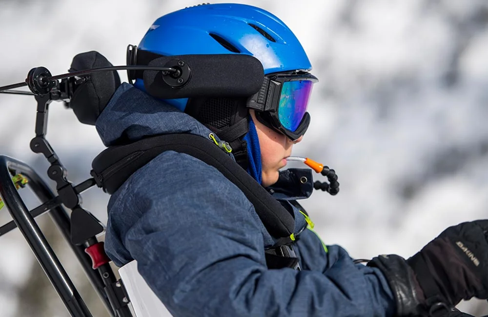 TORSO & HEAD SUPPORT<strong> Great support for dynamic skiing.</strong><br><i>enlarge +</i>