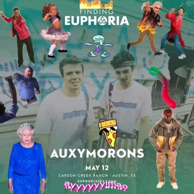What&rsquo;s up everyone in our fake fan club here on Instagram. Somehow we&rsquo;re playing Euphoria Music Festival in Austin on May 12th with @gramatik @hippiesabotage @medasin.music and more 🤡 We&rsquo;re hosting a big ass pregame in West Campus 