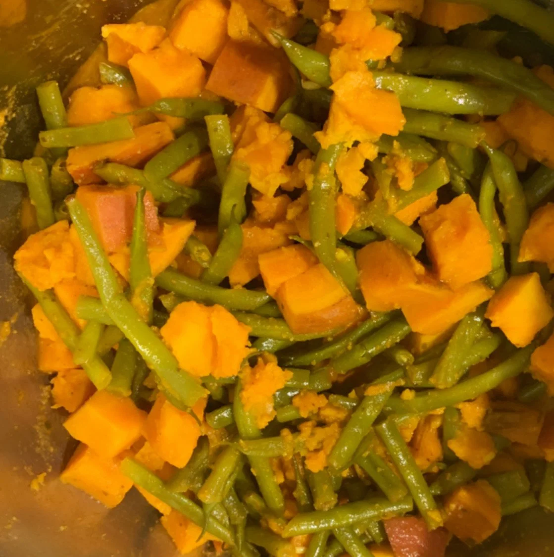 Green Bean + Sweet Potato Curry