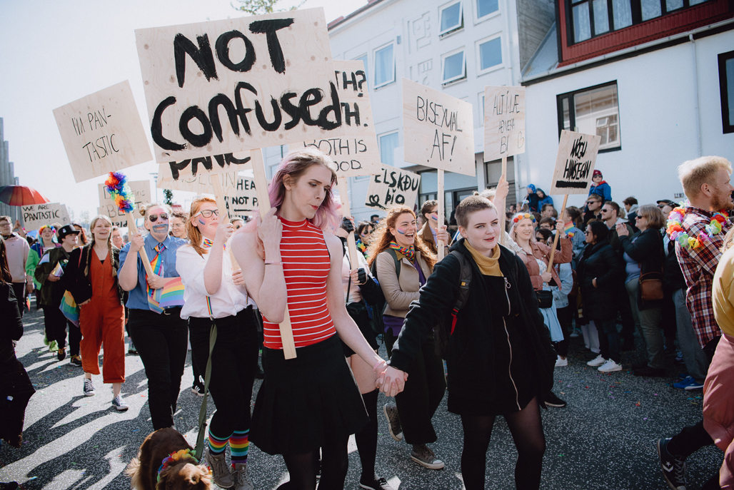 Reykjavik Pride celebrates its 20th anniversary on Aug 17th 2019, starting from Hallgrimskirkja Church parading along Skolavordustigur and further downtown in Reykjavik. (Copy)