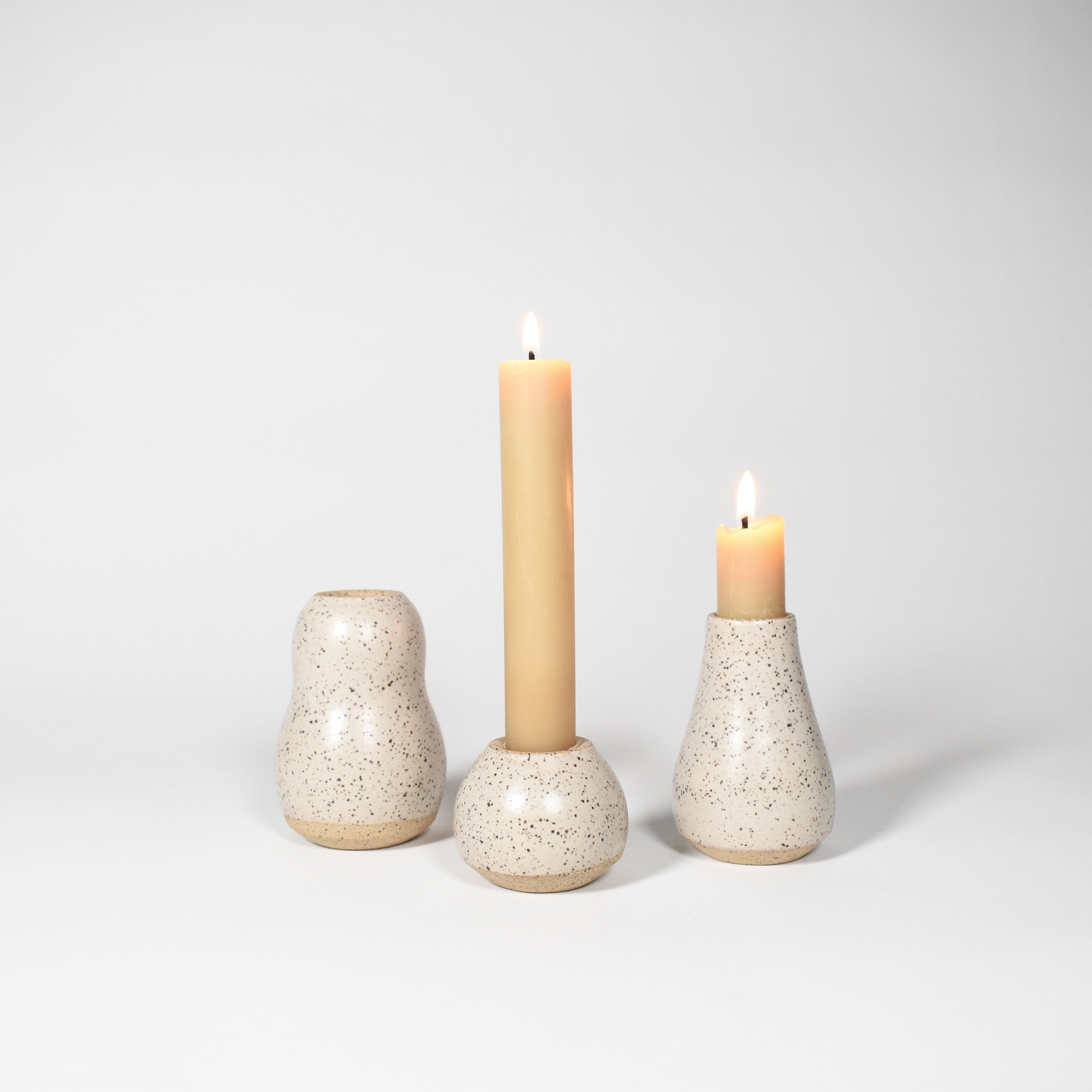 Candlestick Holder Set, crumb