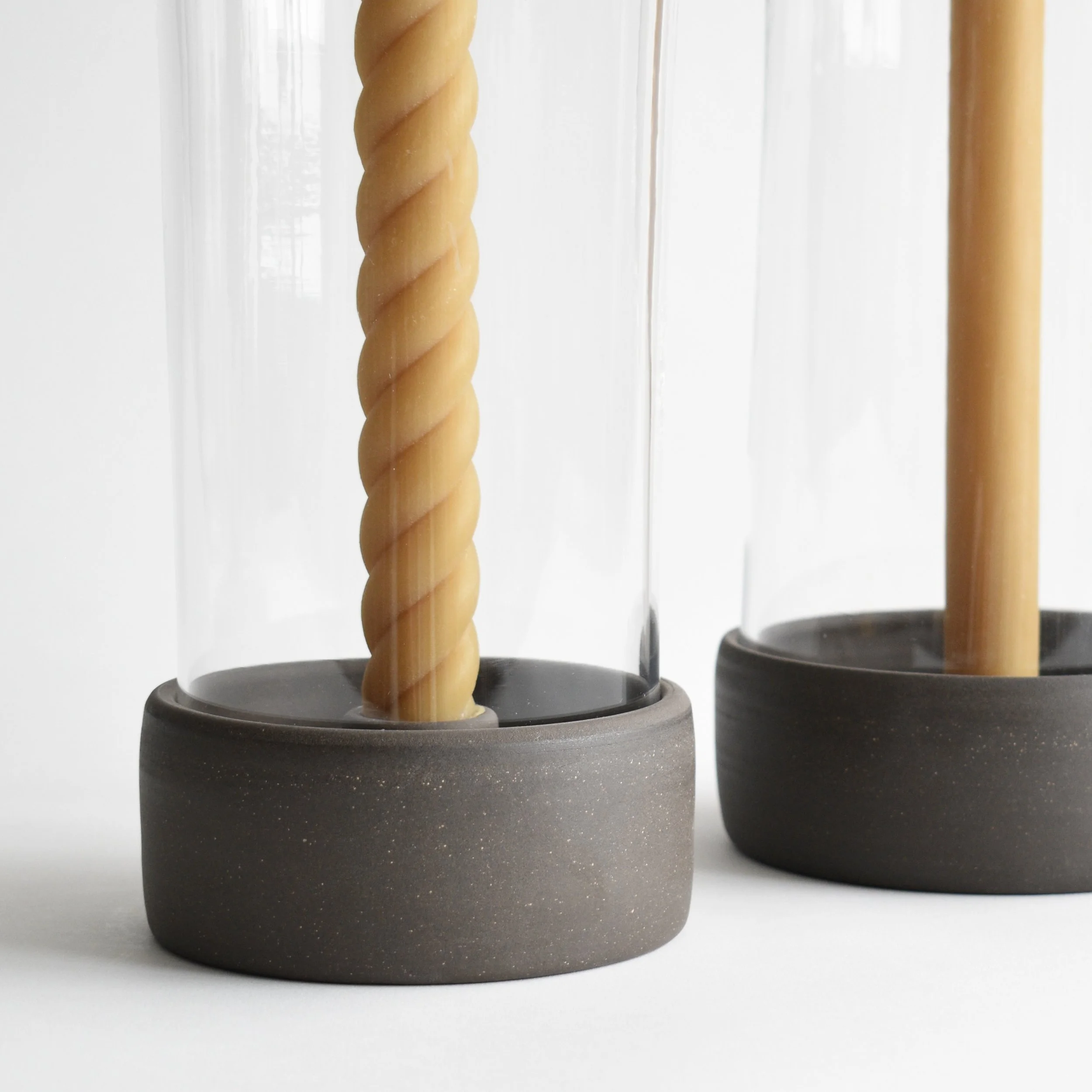 Taper candle hurricanes — CGCERAMICS