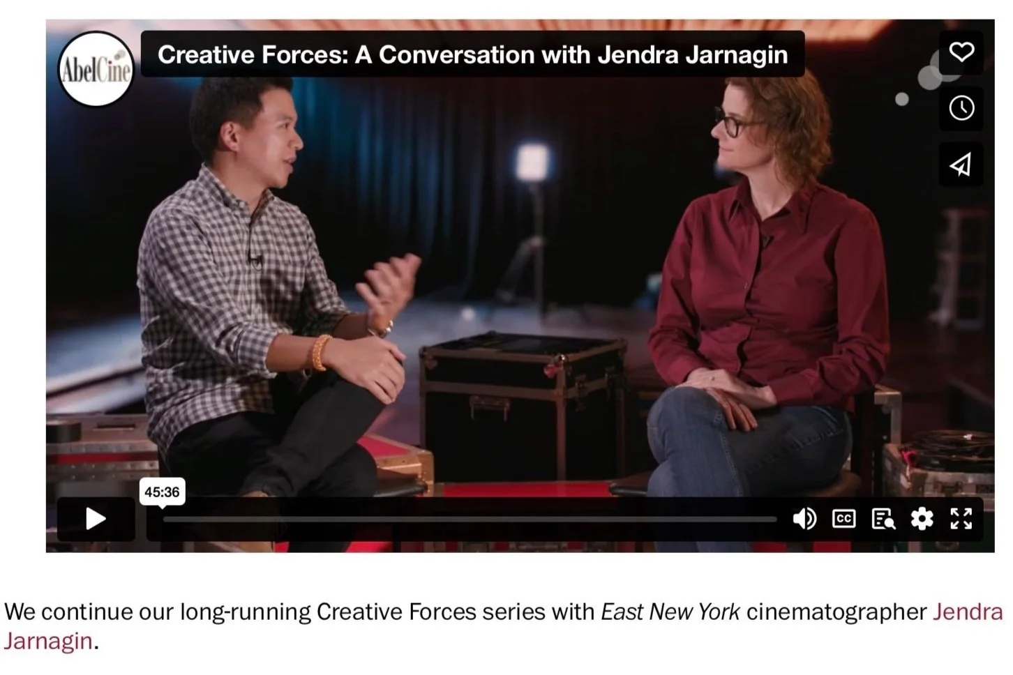 AbelCine Creative Forces: A Conversation with Jendra Jarnagin 