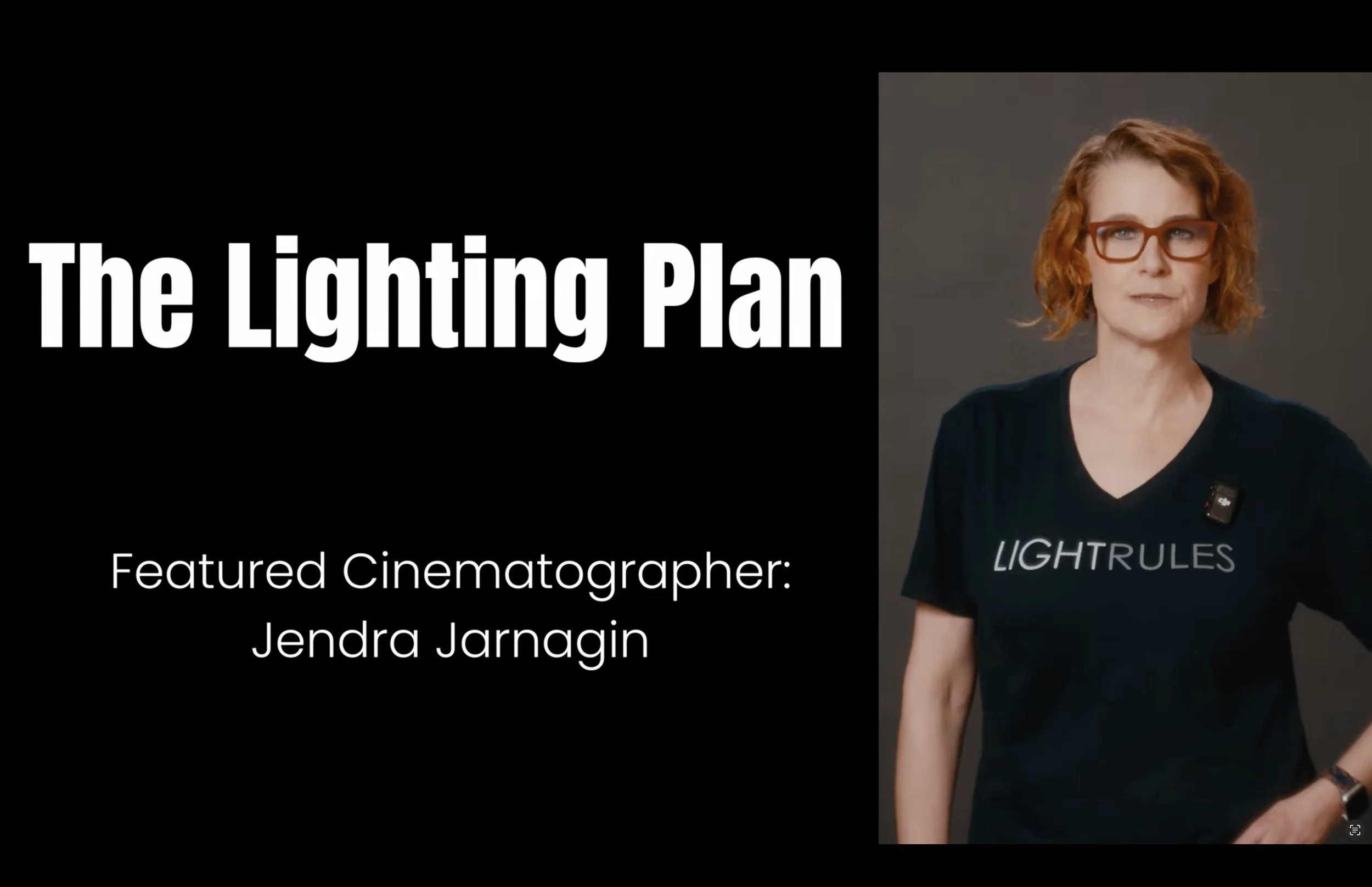 The Lighting Plan: Lighting Demo by Jendra Jarnagin
