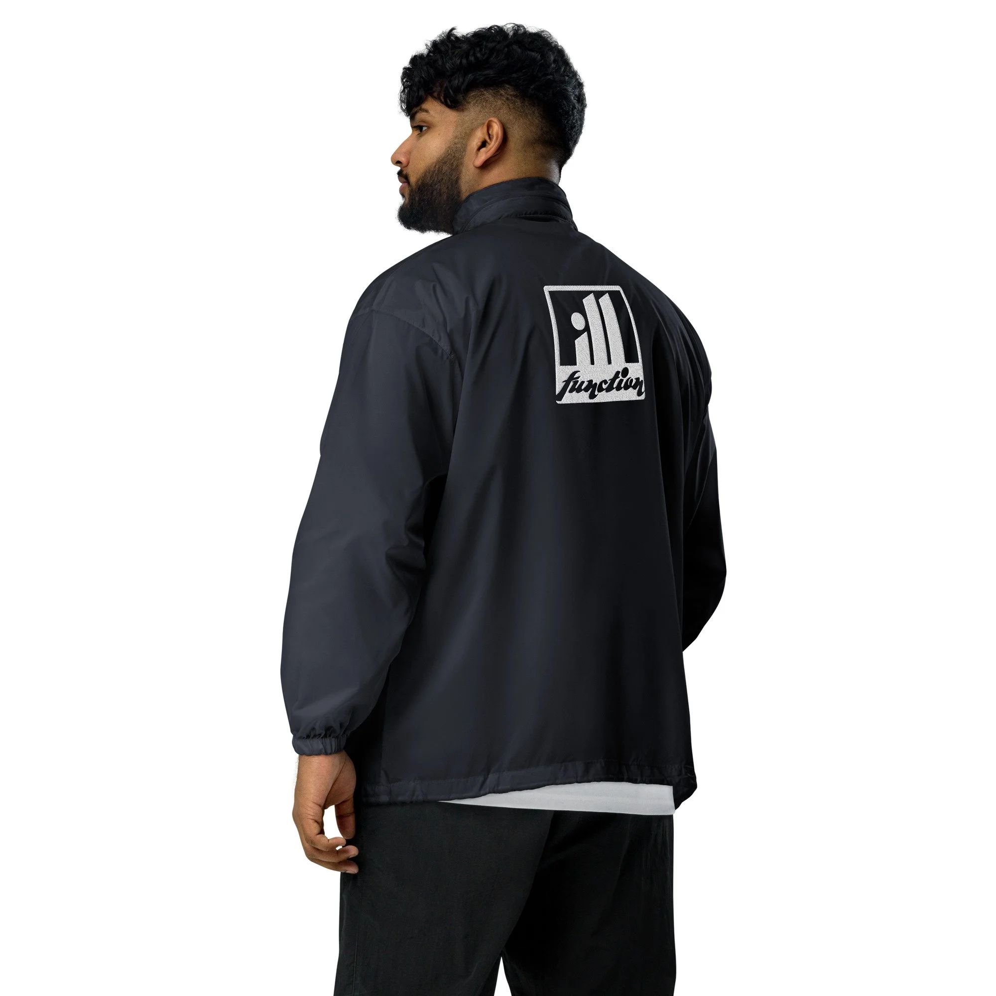 basic-unisex-windbreaker-navy-back-67dd172295ddb.jpg