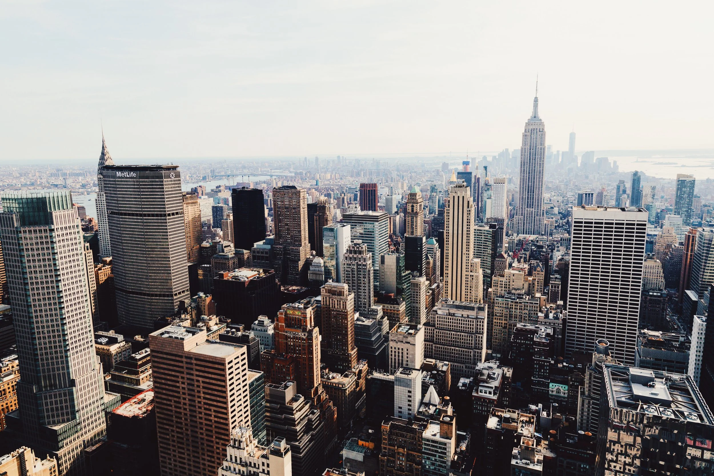 New York City skyline with the Empire State Building