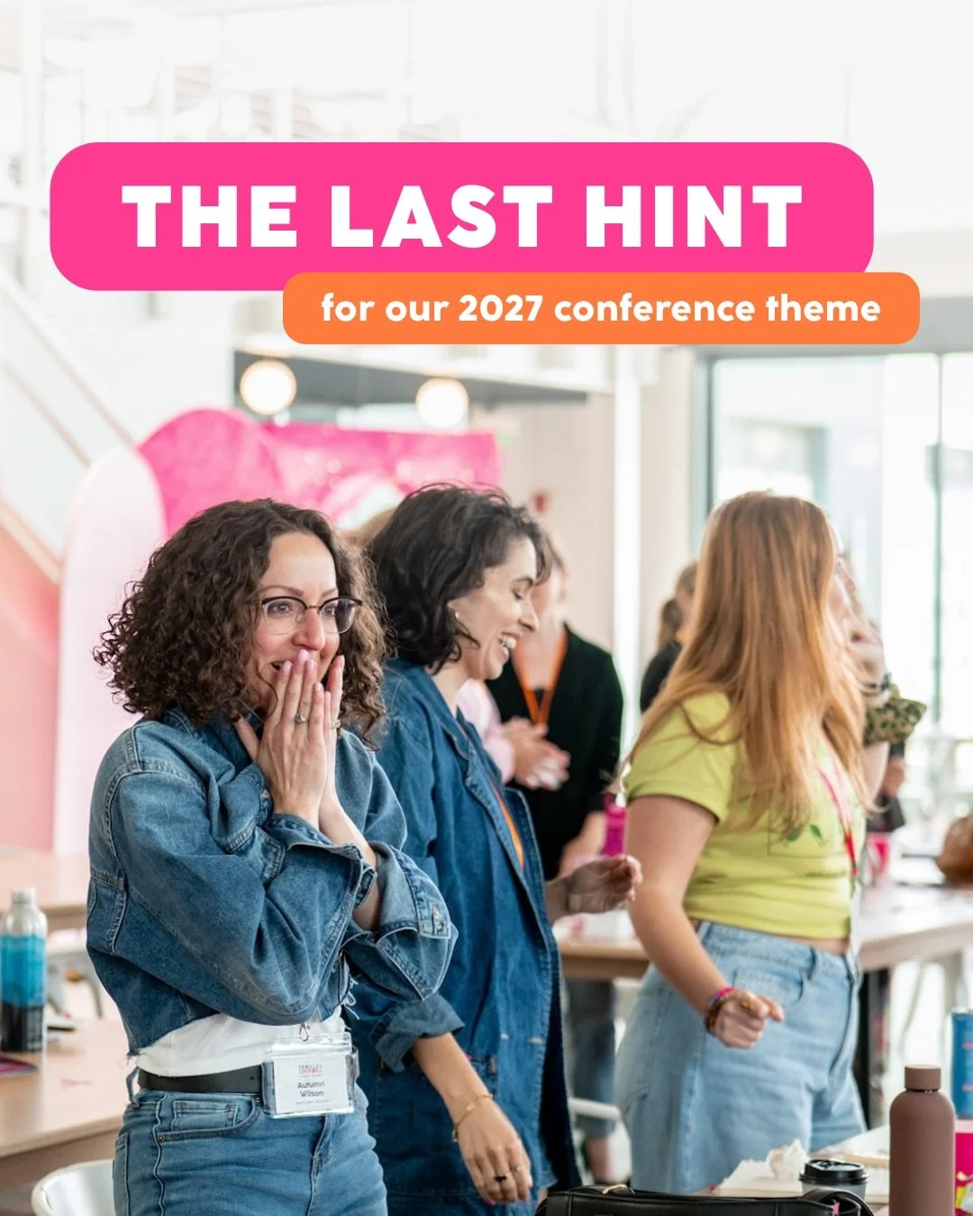 We&rsquo;ve got another hint for your chance to guess on 2027 conference theme and have your ticket covered! ⬇️

In case you haven&rsquo;t gotten to play along yet, our conference gets a theme every year, and we&rsquo;re currently dropping fun hints 