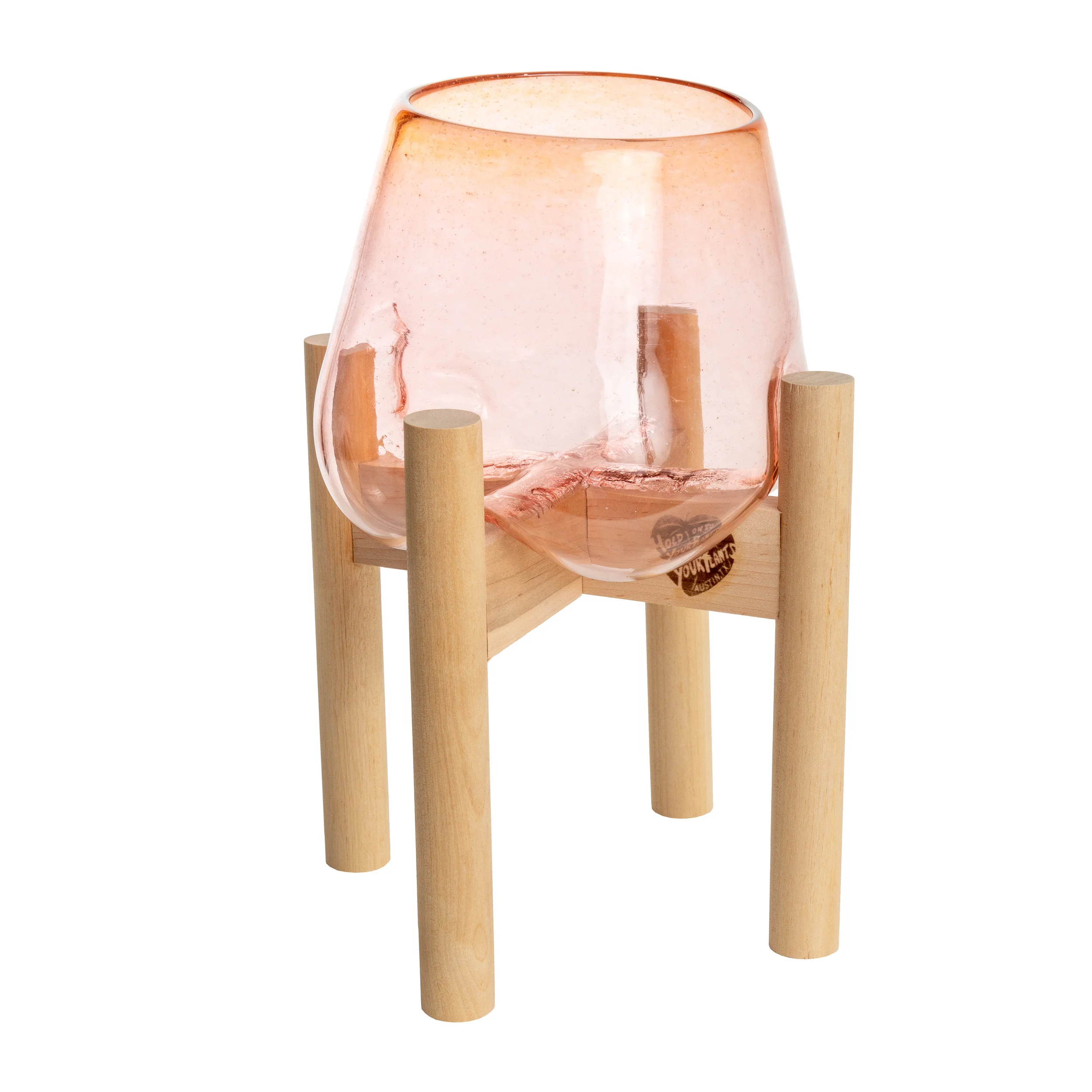 salmon glass and natural stand.jpg