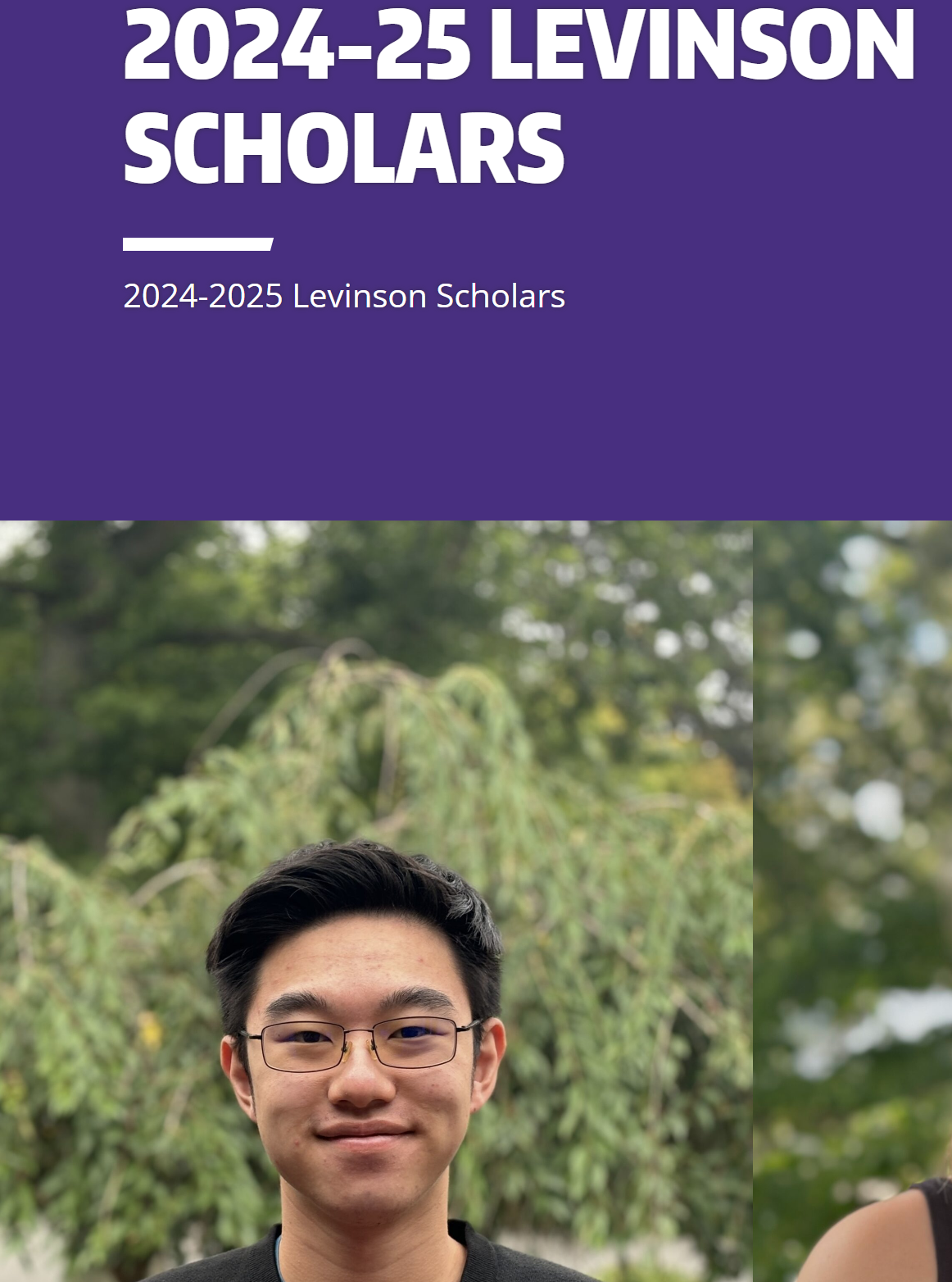 Congratulations to Kevin Bai for receiving a WRF Levinson Emerging Scholar Award!!