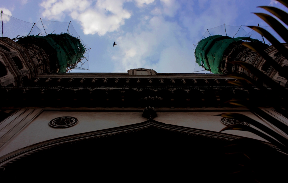 Another top view of Charminar .. (Here only two minars visible) ...