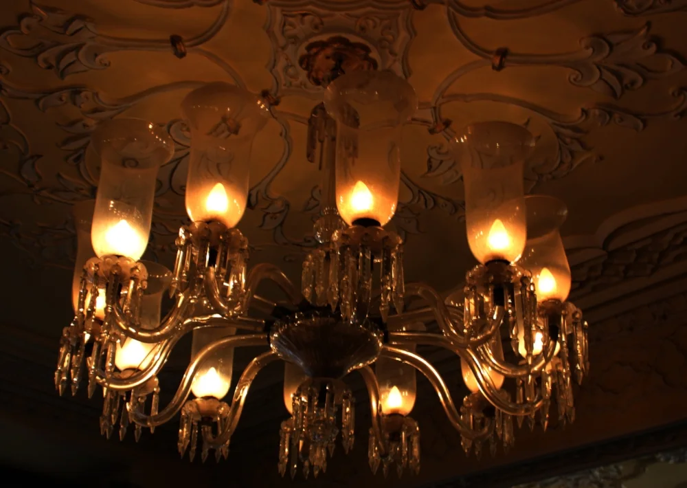 Chandeliers Inside Chowmahalla palace