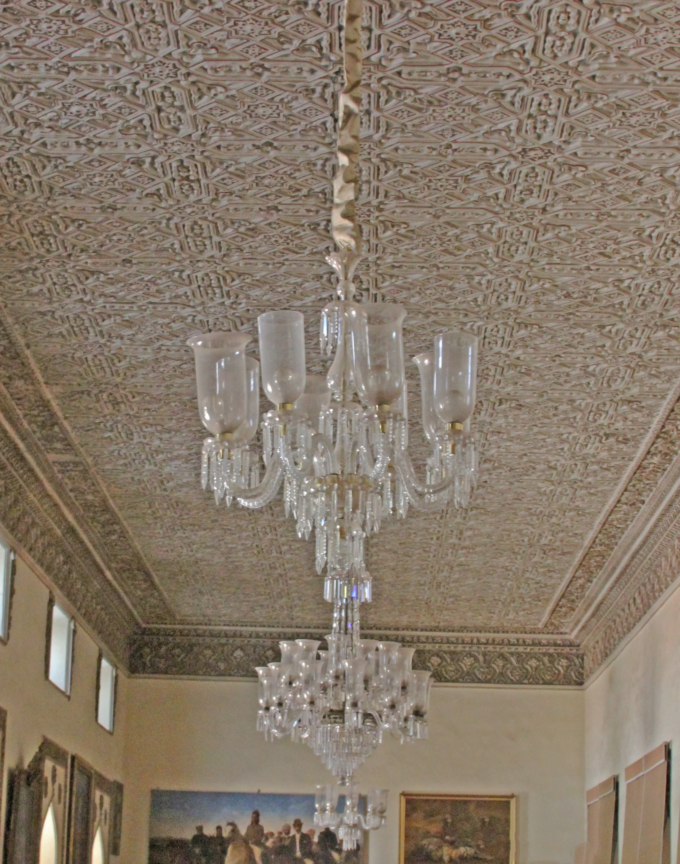 Chandeliers Inside Chowmahalla palace