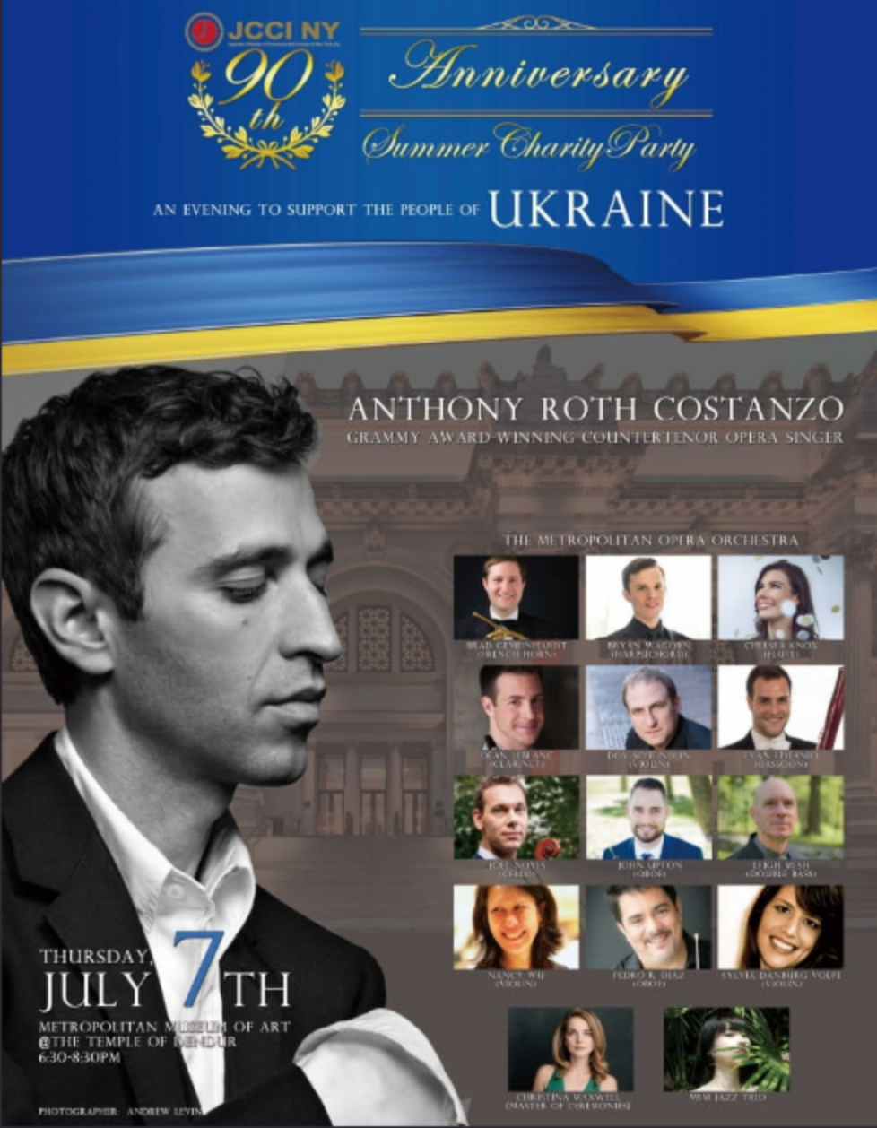 JCCI NY 90th Anniversary Summer Charity Event ”An Evening to Support the People of Ukraine”