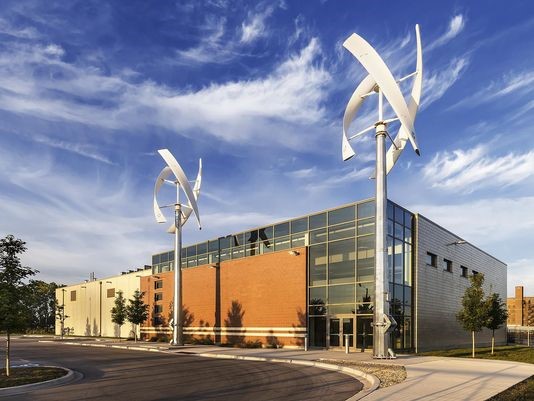 (Pictured above is the re-purposed former slaughterhouse in Great Falls Wisconsin)