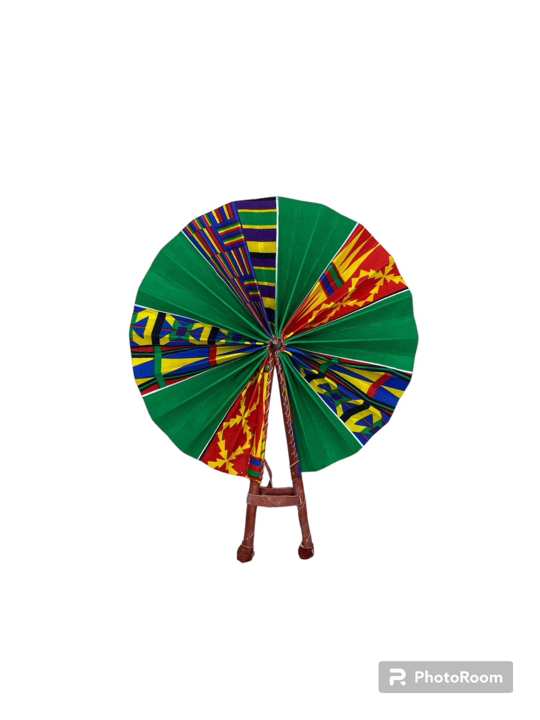 AFRICAN PRINT FAN