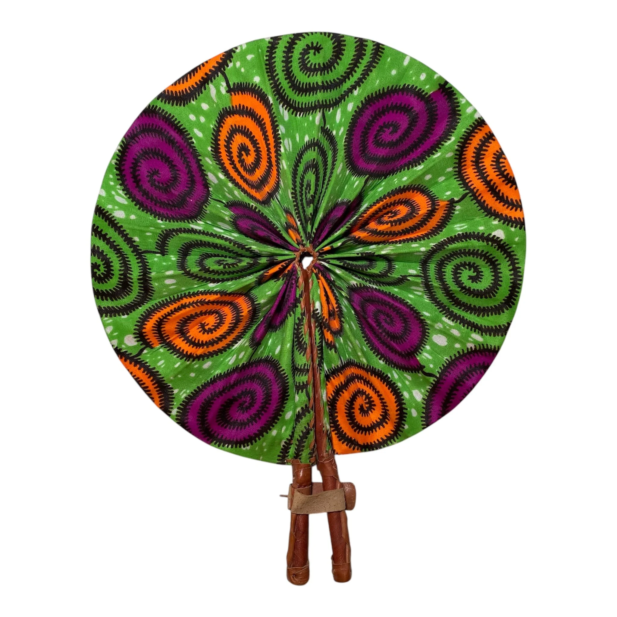 African Print Fan