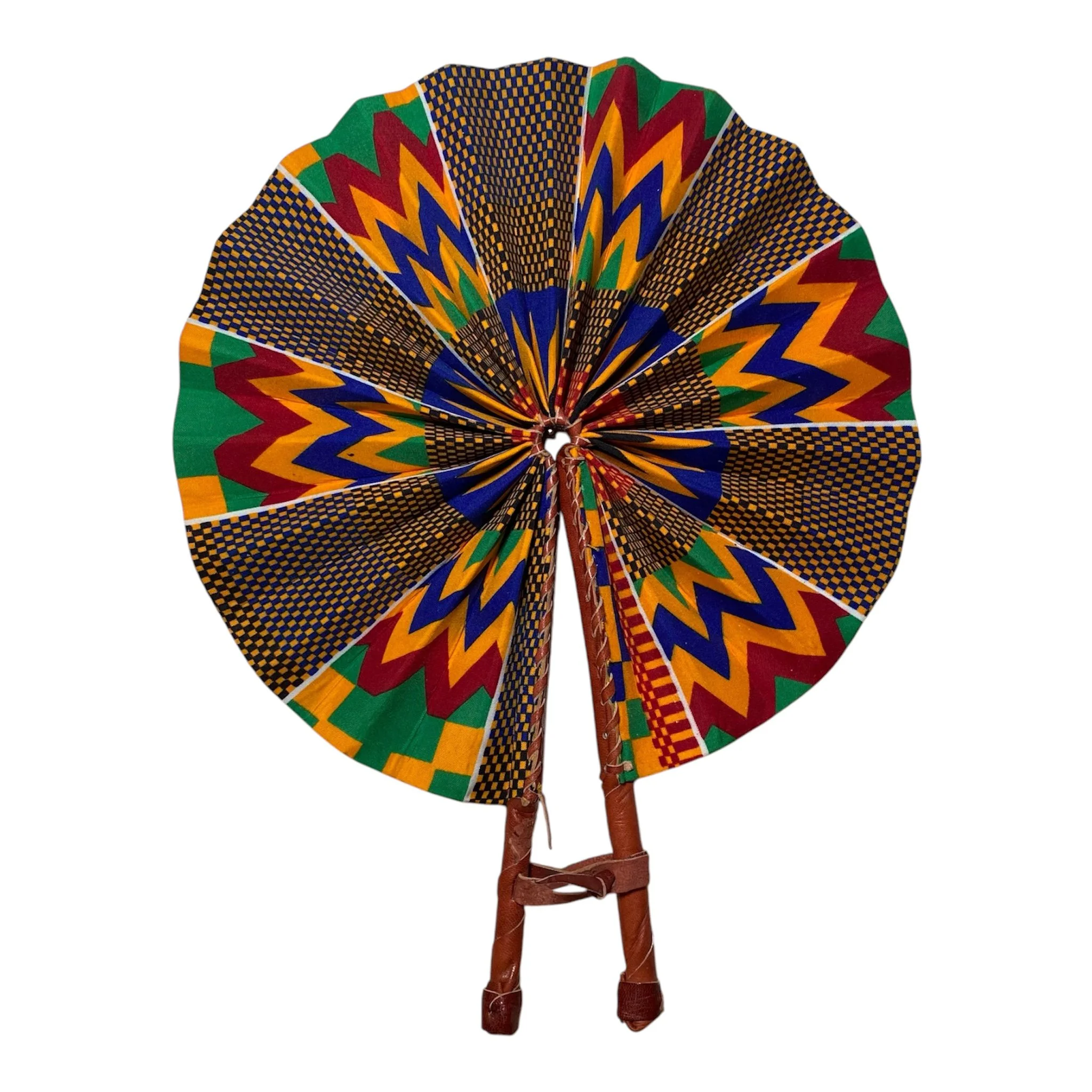African Print Fan