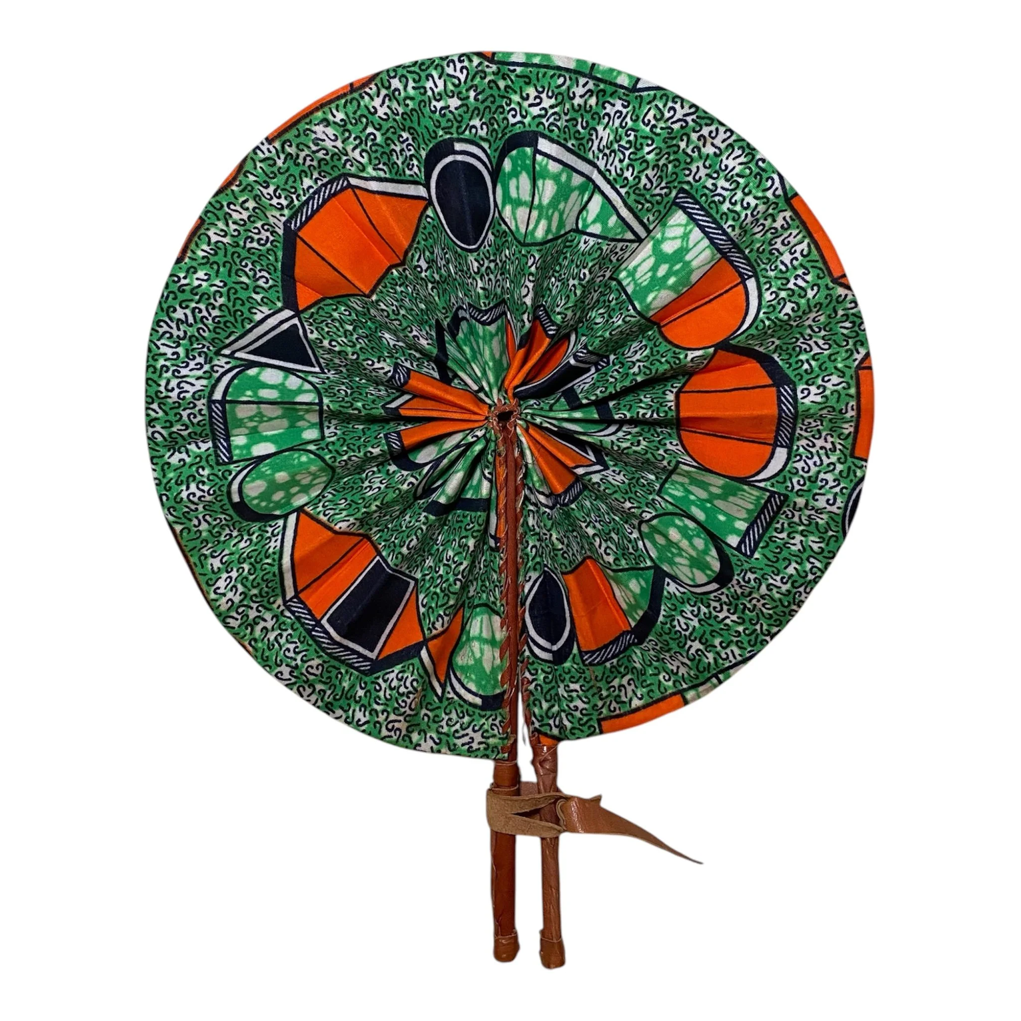 African Print Fan