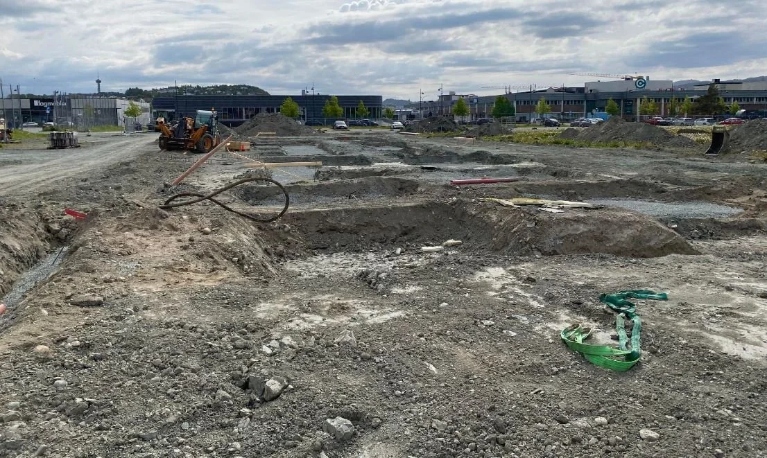 Gravearbeidet er i gang!