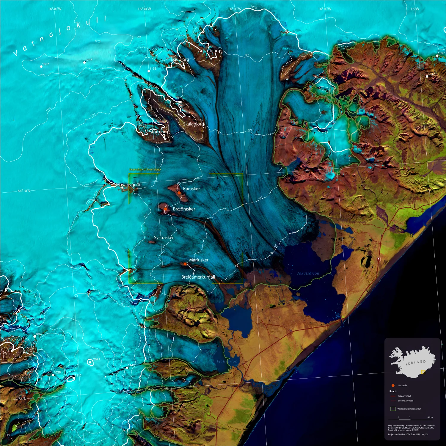 Vatnajökull Glacier, Iceland. Produced for GRID-Arendal, AMAP, CAFF and the 2018 Arctic Biodiversity Congress. (2018).