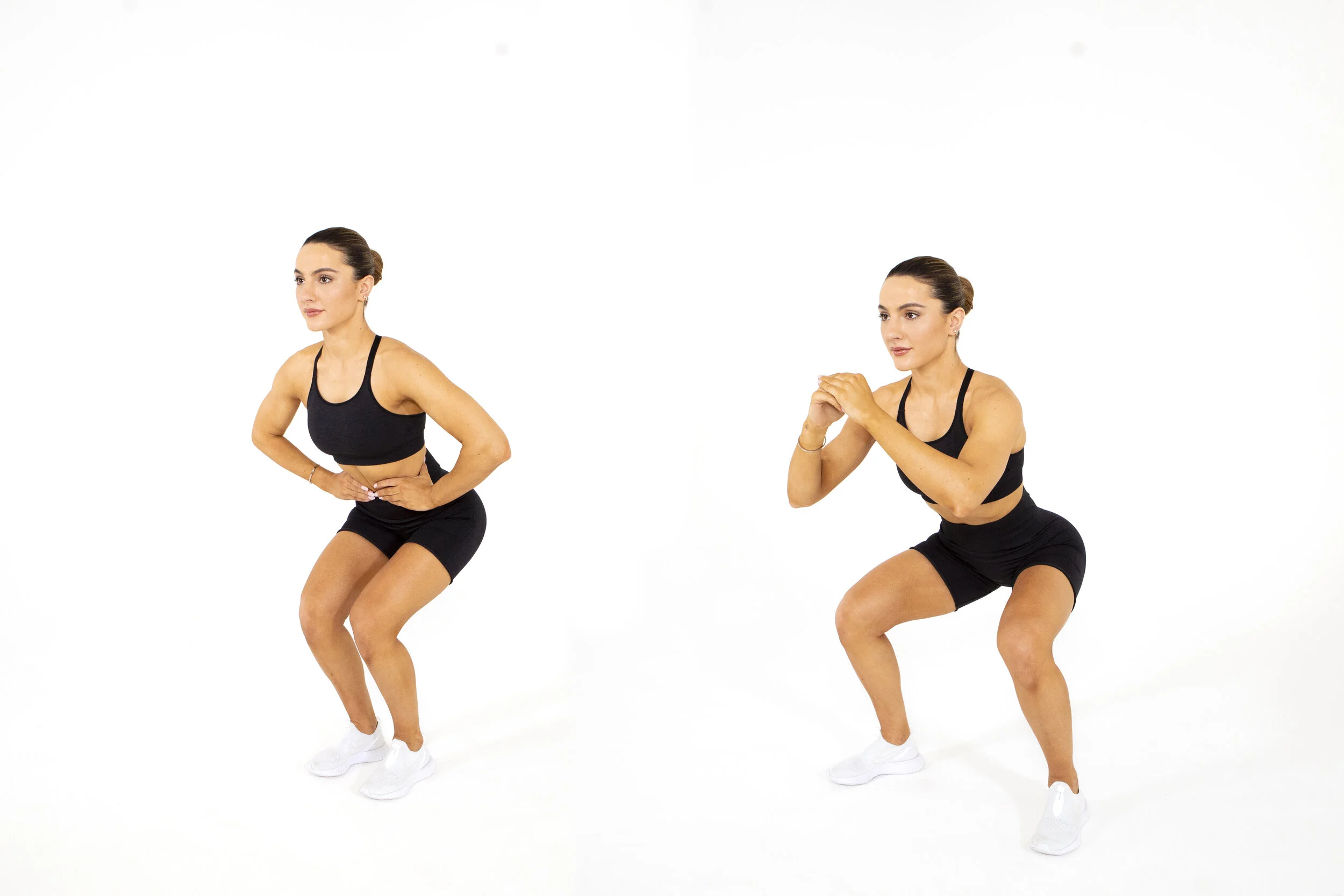 3. CRAB WALKS - 12 reps