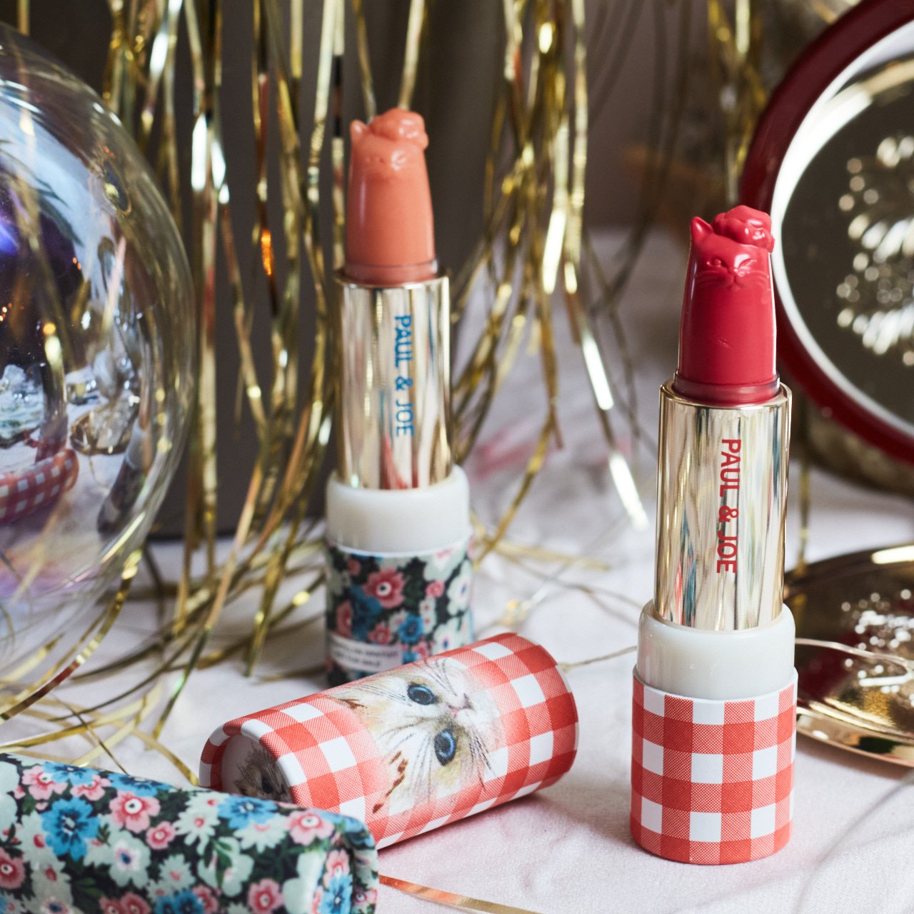  PAUL &amp; JOE  Treatment Lipstick 001 Bouquet de Noel  £17  PAUL &amp; JOE  Christmas Limited Edition Lipstick  €22   