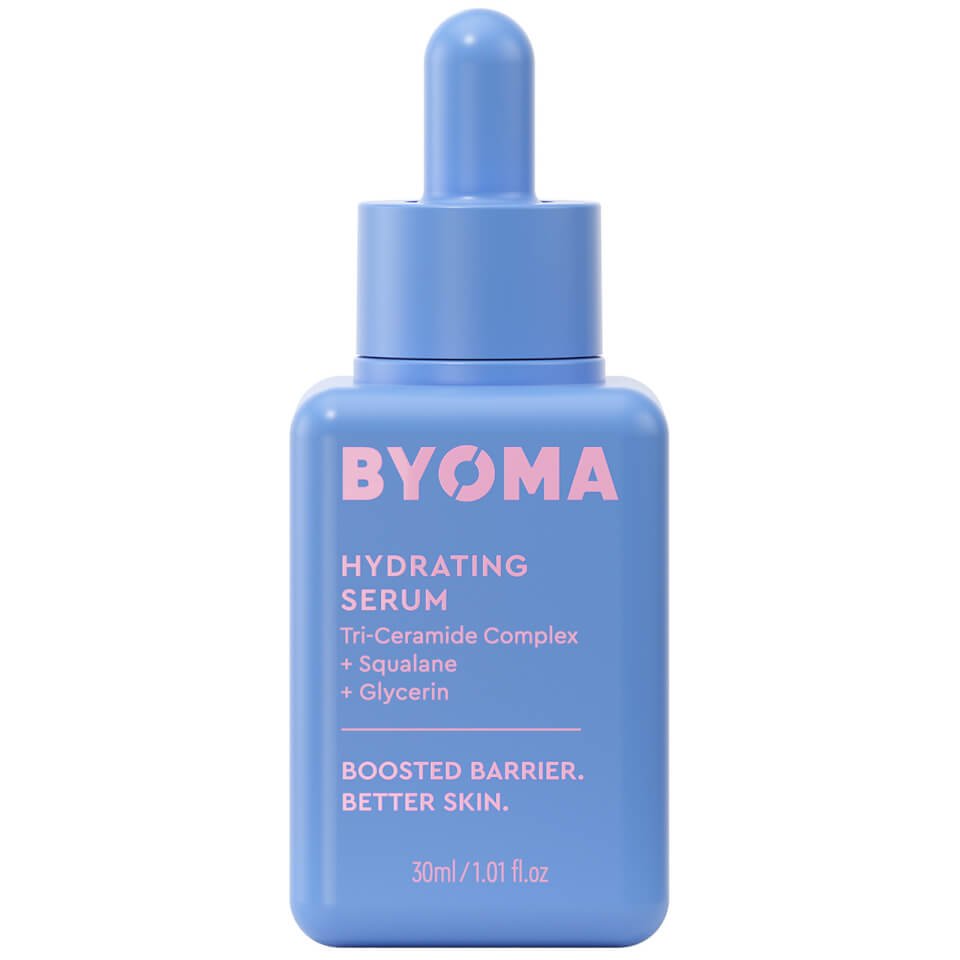   Byoma Hydrating Serum  (£12.99)– A lightweight, barrier-boosting serum with ceramides and niacinamide to support skin without overwhelming it. 