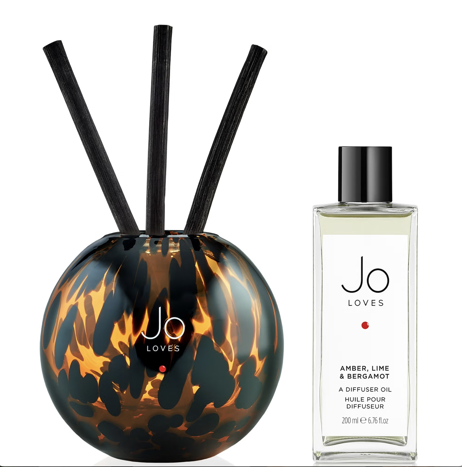  Jo Loves Amber, Lime &amp; Bergamot Diffuser and Refill Set £100 