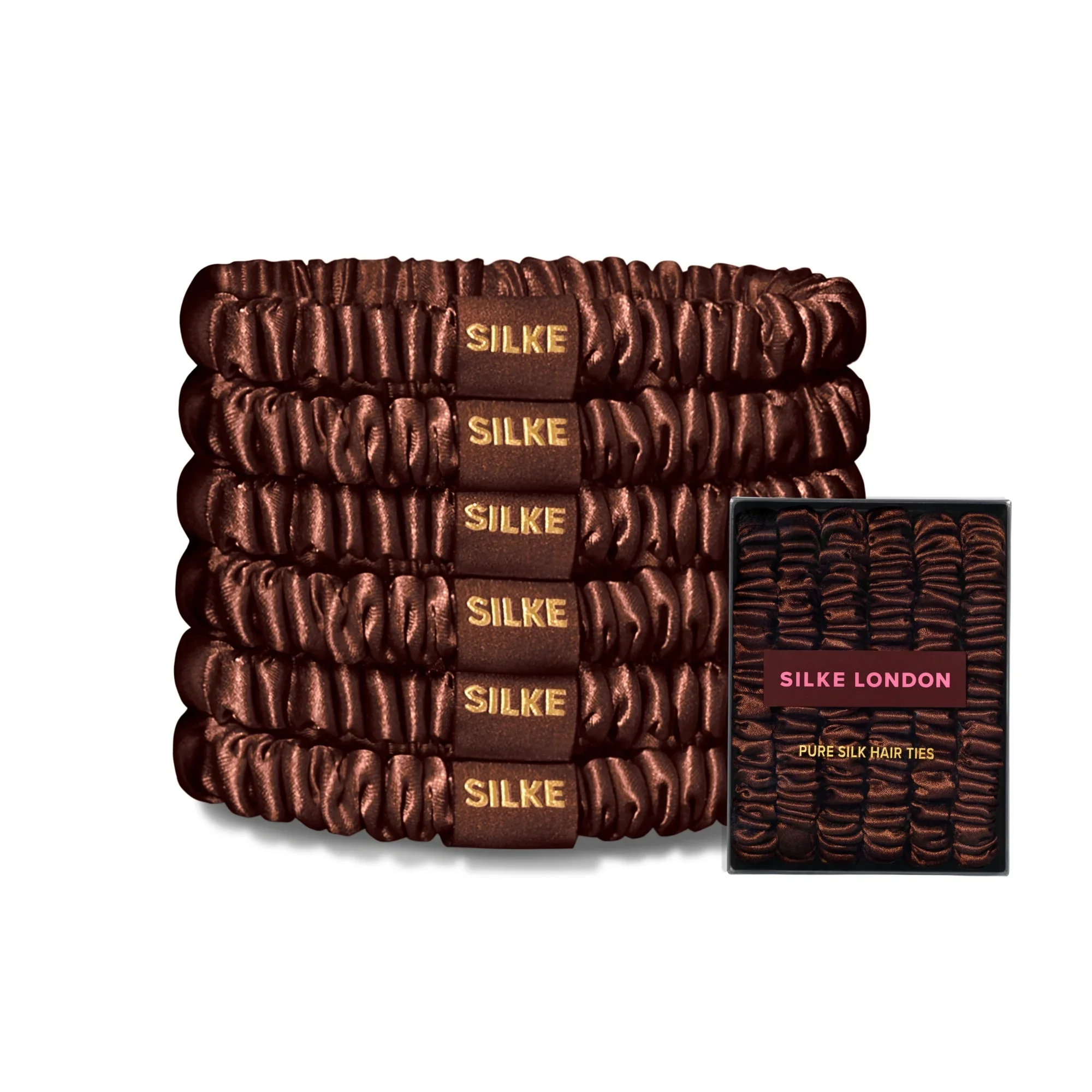  Silk London silk hair ties (£35) 