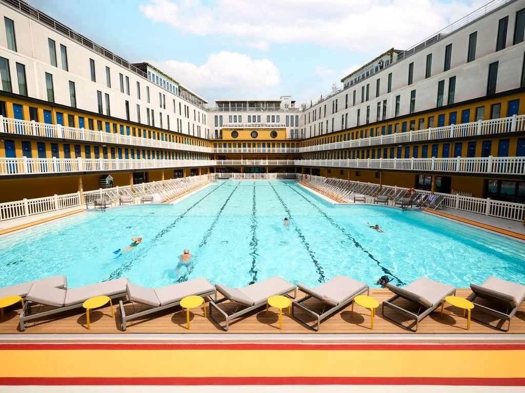 Molitor Paris Hotel Art Deco designed outdoor swimming pool