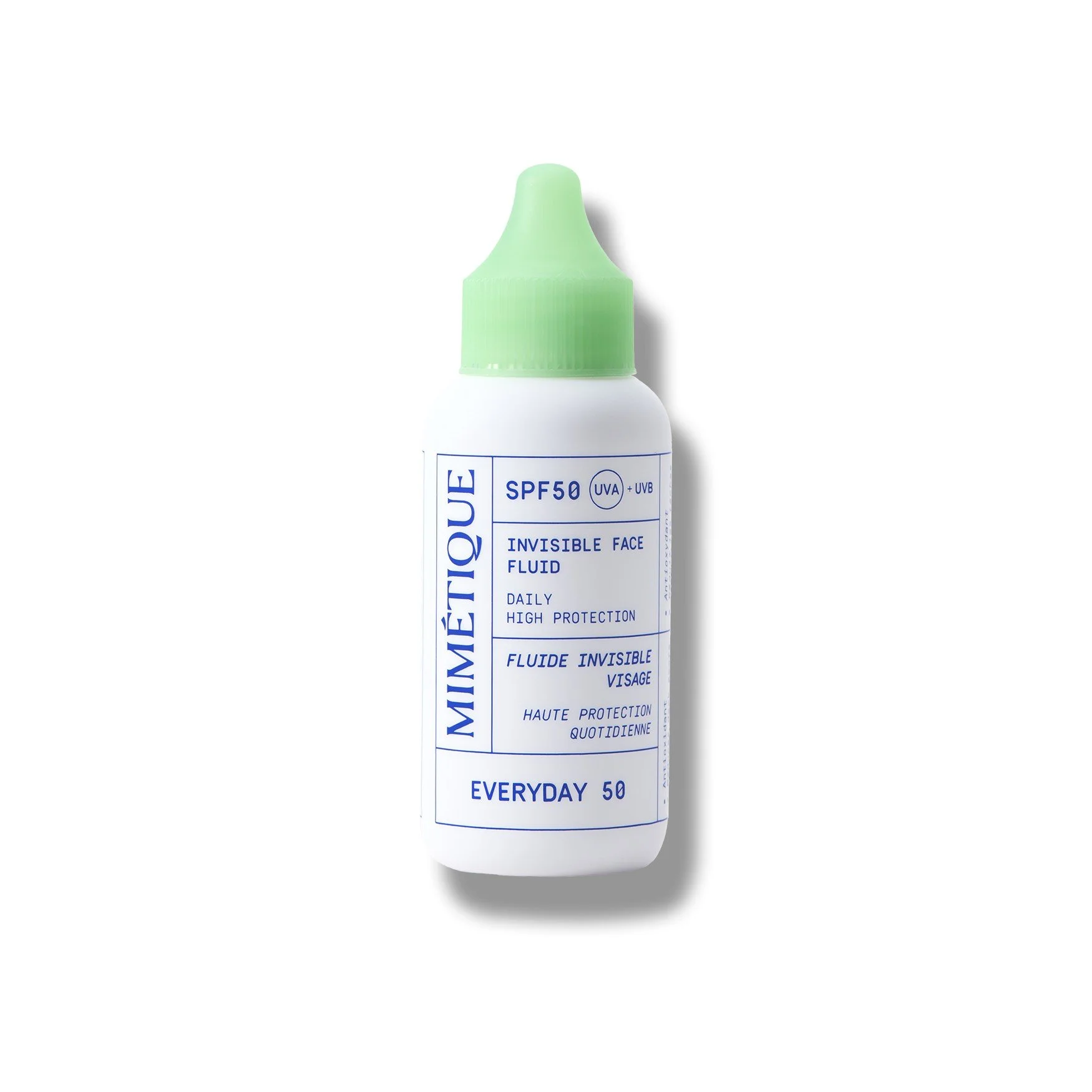 Mimétique Everyday Invisible Face Fluid SPF50 (£45)
