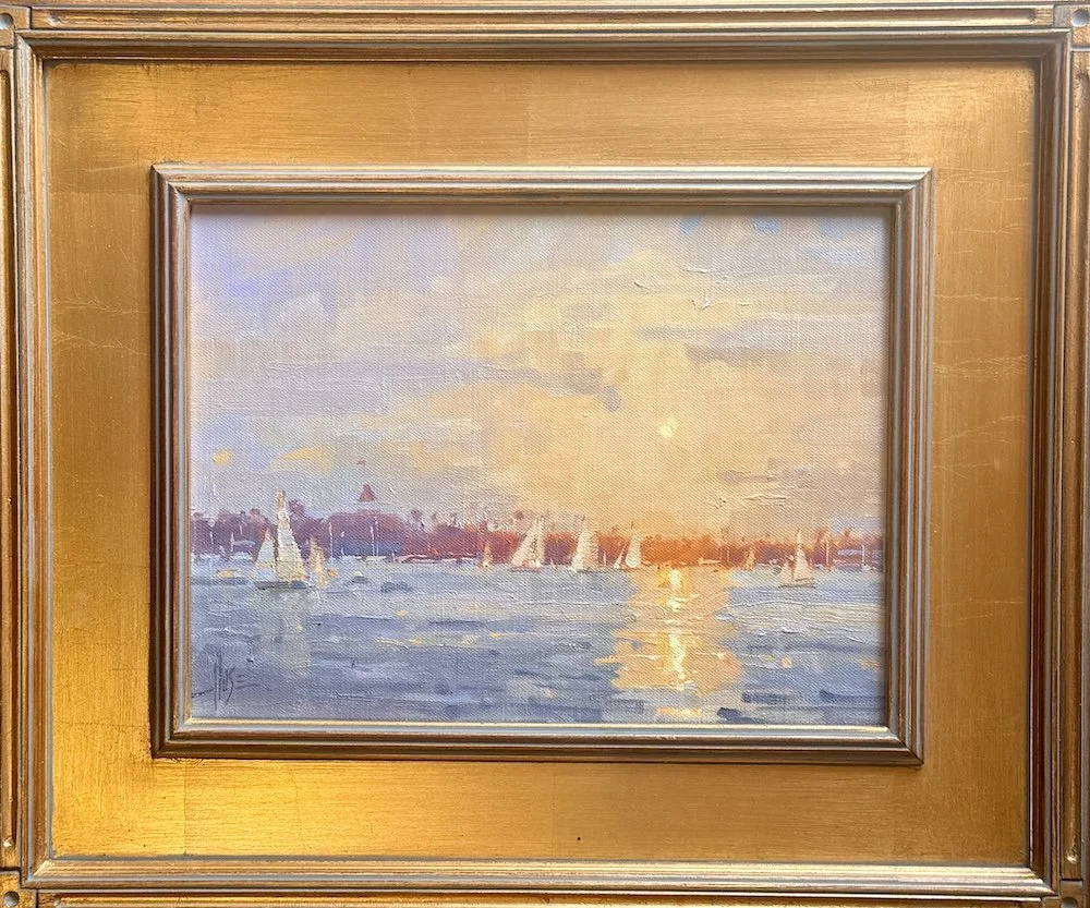 Newport Harbor Sunset 10x12 2026.JPG